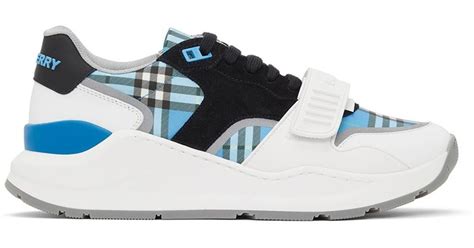 burberry blue sneakers